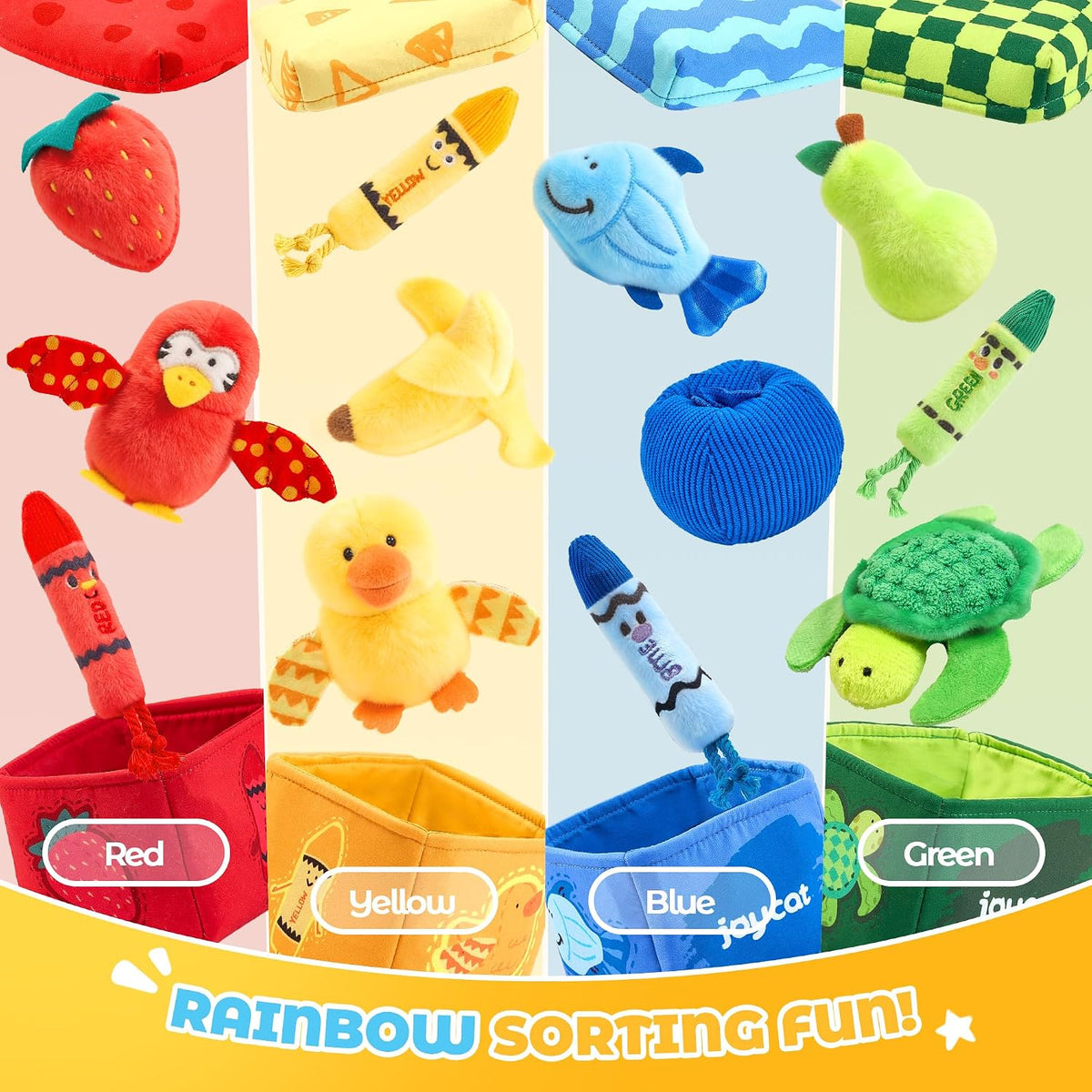 JoyCat - Juguetes Montessori para niños pequeños de 1 a 3 años, 12...