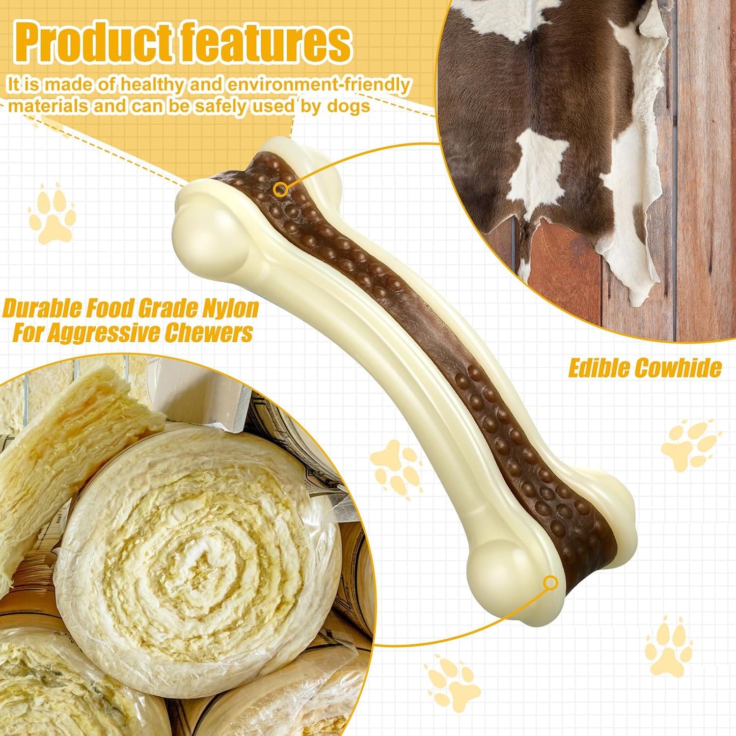 Sosation 10 piezas de juguetes masticables para perros masticadores...