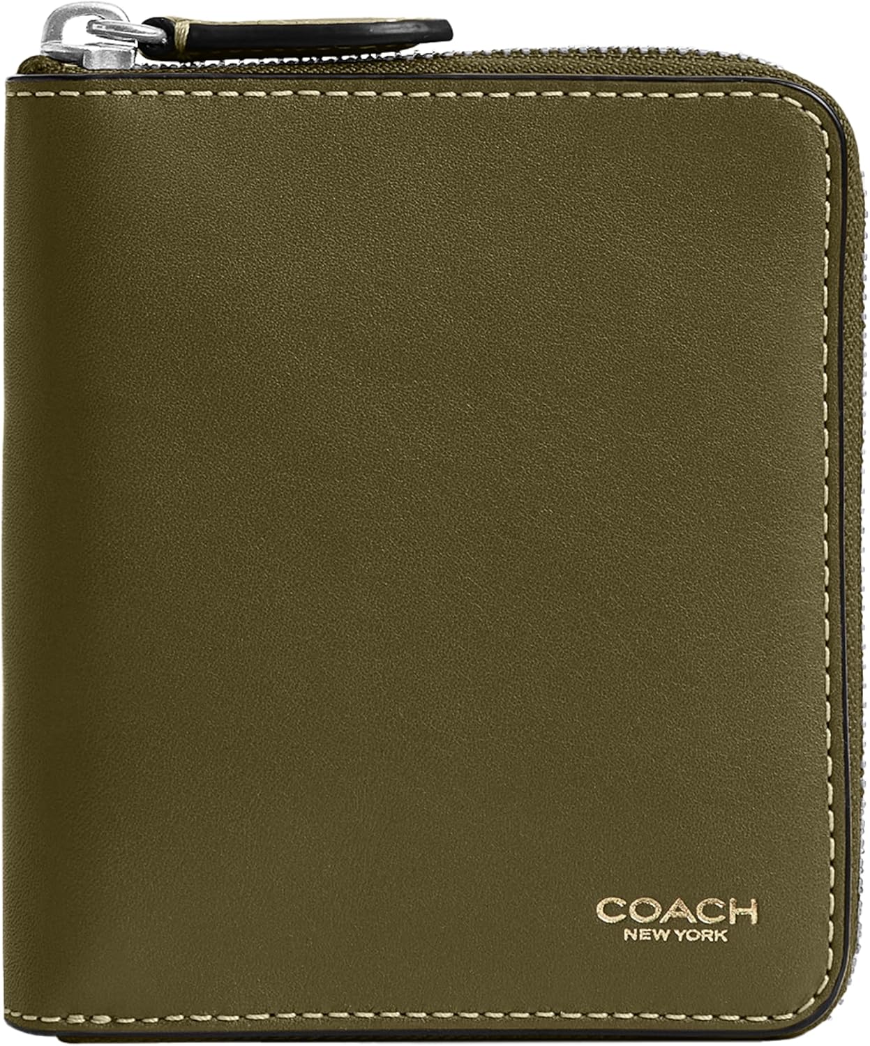 Coach Monedero con cremallera alrededor para hombre