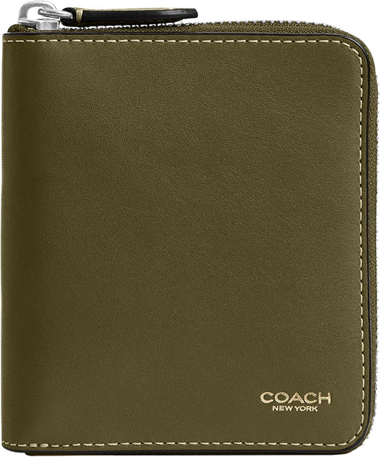 Coach Monedero con cremallera alrededor para hombre