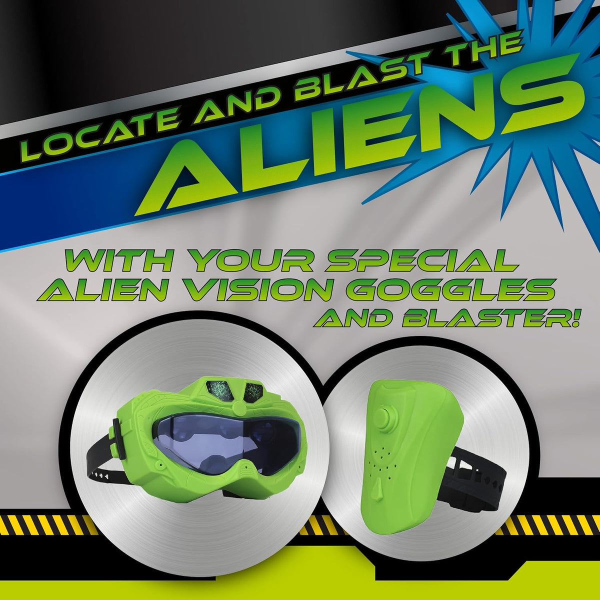 Fotorama Juego de disparos de visión alienígena, gafas y juguete de...