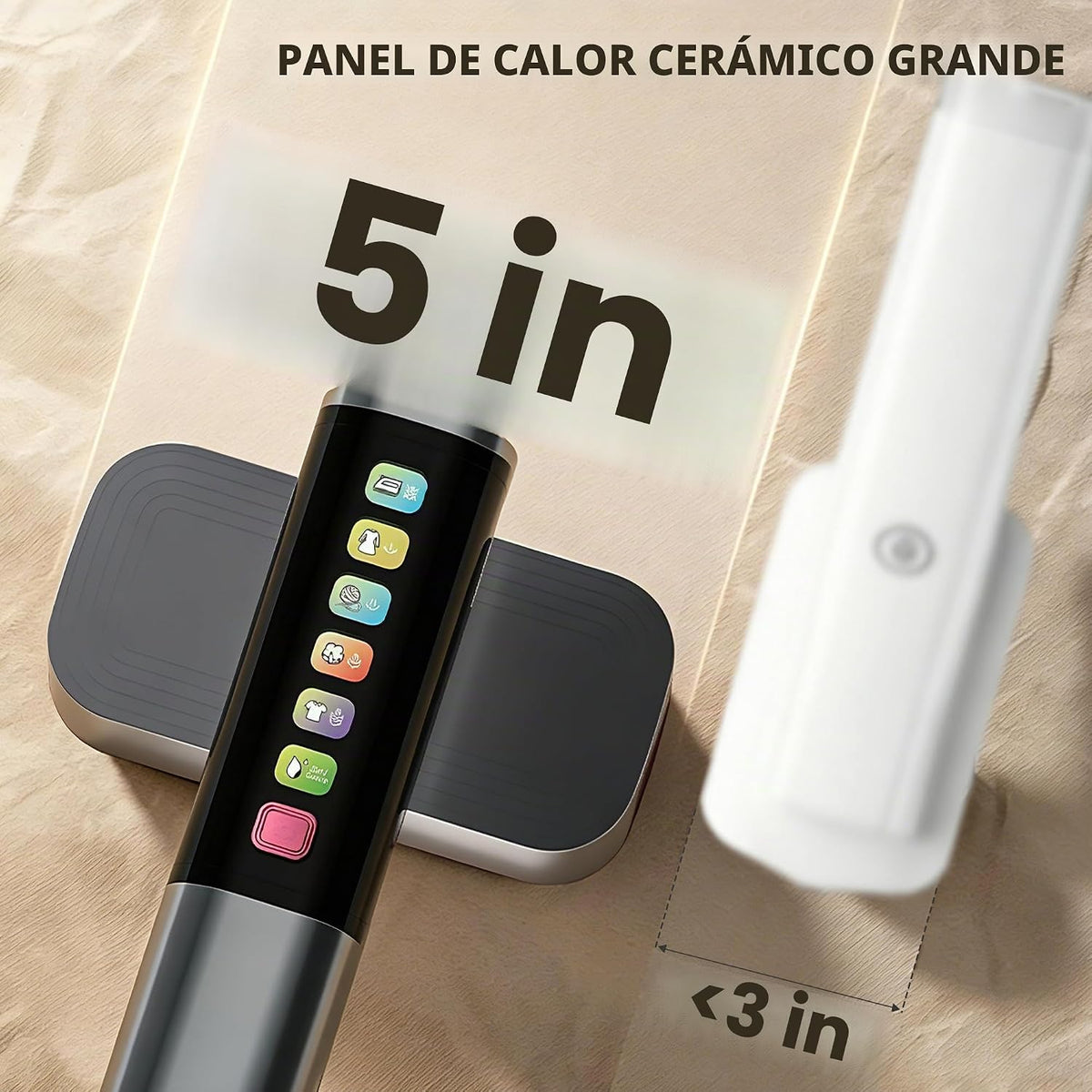 FluSing Vaporizador de Viaje para Ropa, Vaporizador y Plancha portá...
