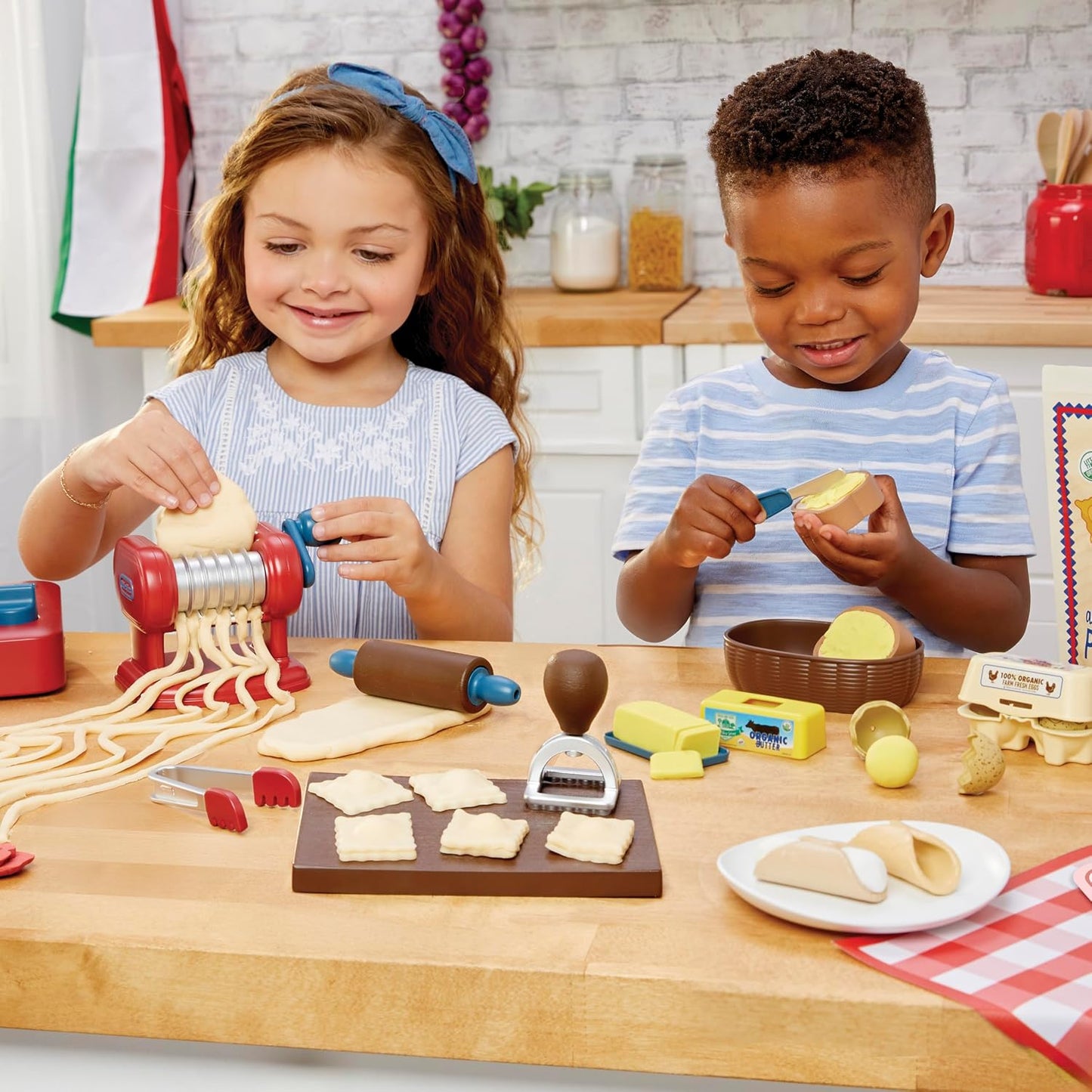 Little Tikes Creative Chefs - Kit de restaurante italiano con 33 ac...