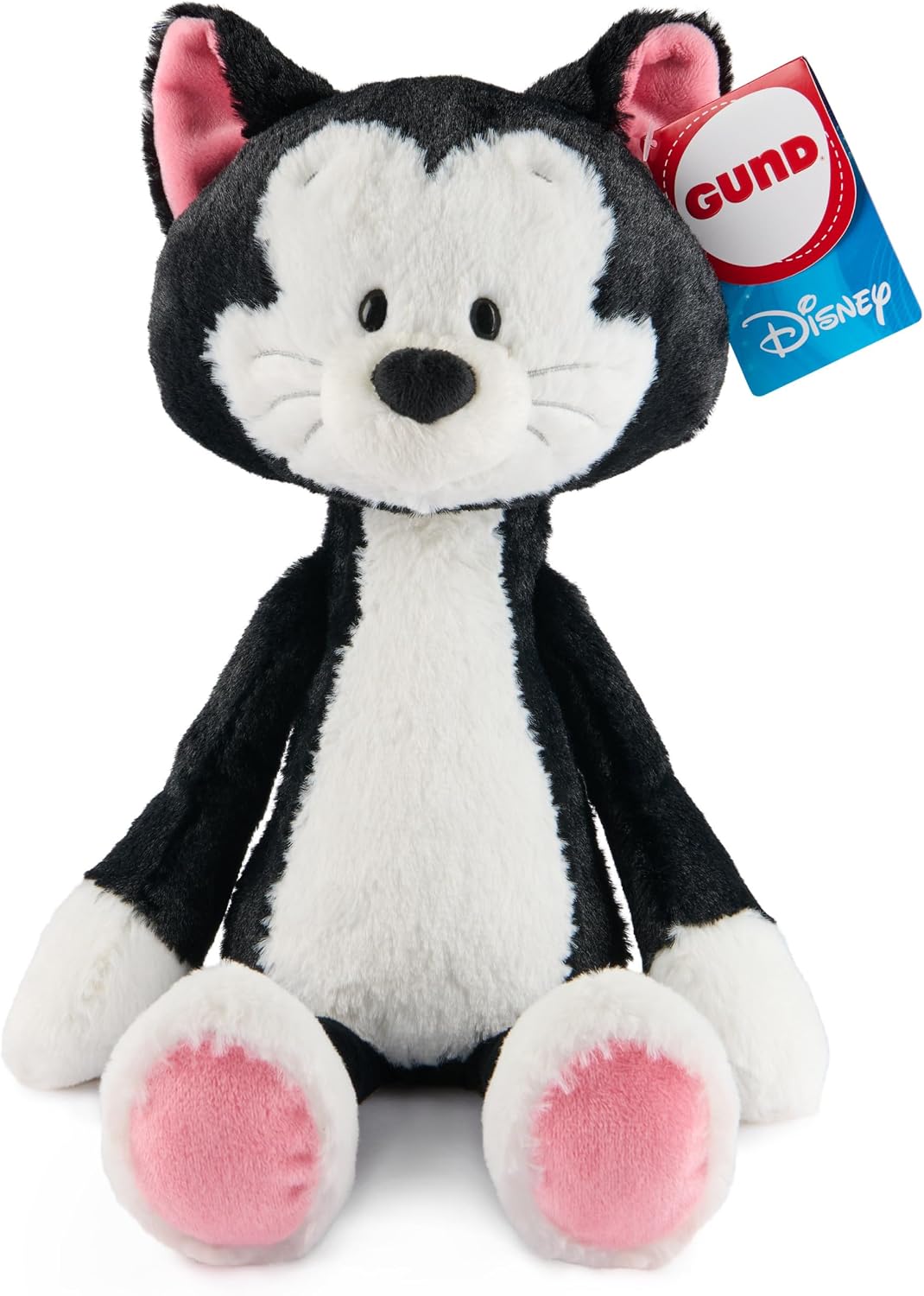 GUND Disney Oficial Figaro de Peluche, Pinocho, Gato de Peluche de...