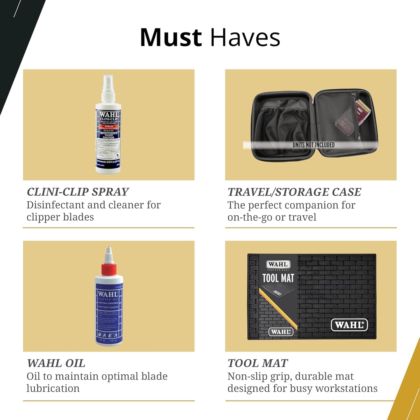 WAHL Professional kit de rasurado de 5 estrellas número 8180 | Moto...