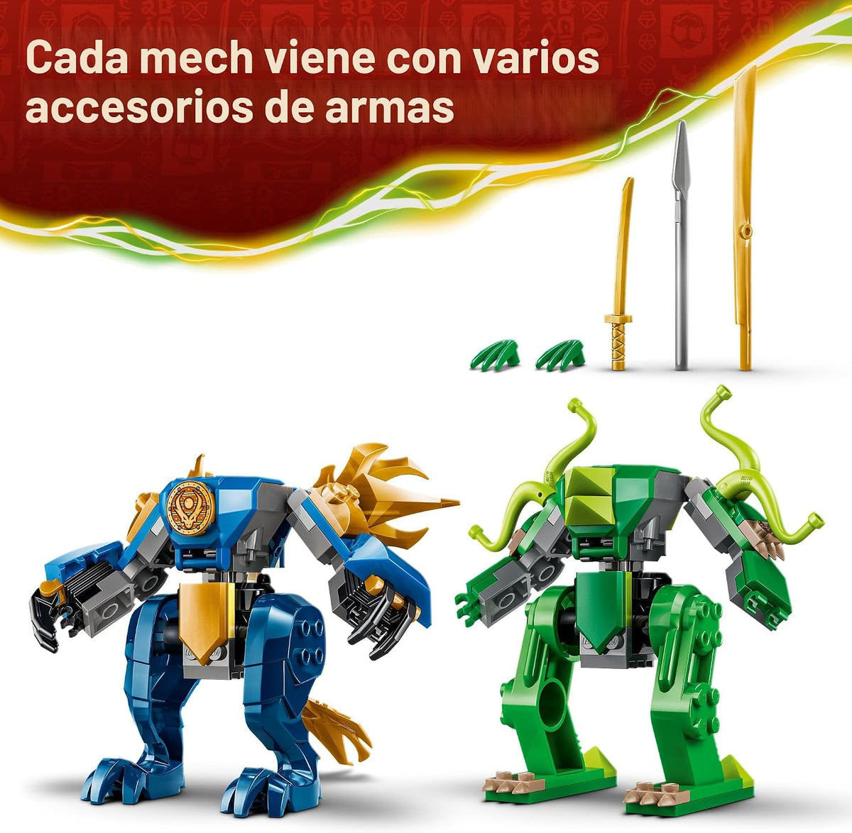 LEGO NINJAGO Juego de construcción de lucha de mecha de dragón de J...