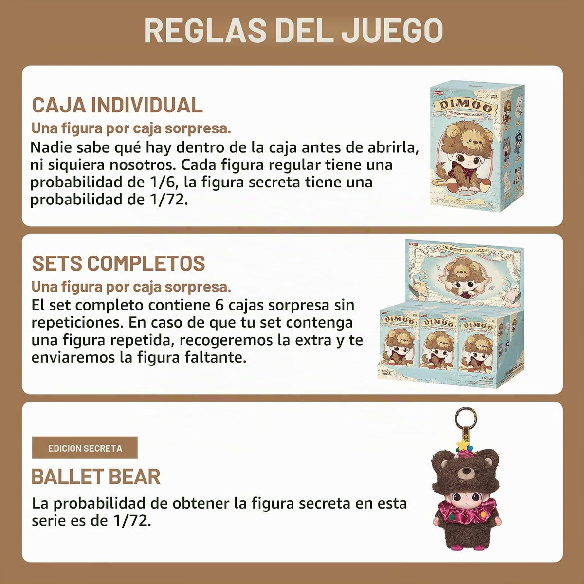 POP MART DIMOO The Secret Theatre Club Series - Caja ciega de vinil...