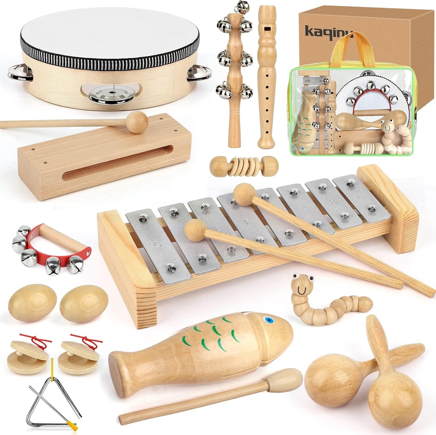 Instrumentos musicales para niños, juegos de juguetes de percusión...