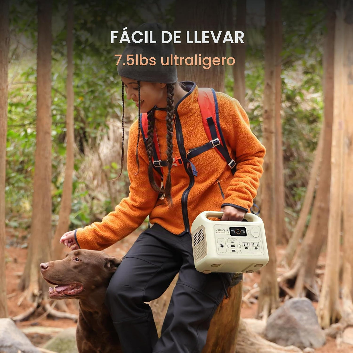 Jackery Central eléctrica portátil Explorer 300 Dune Blanco, 292Wh...