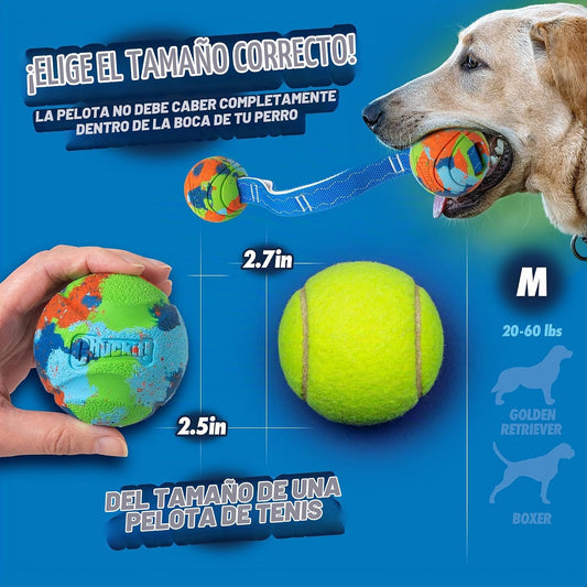Chuckit! Bola de perro EcoFetch de edición limitada, mediana (6.35...