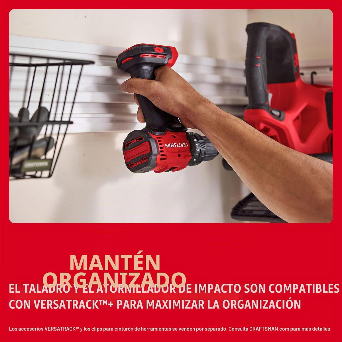CRAFTSMAN V20 Taladro atornillador inalámbrico y atornillador de im...