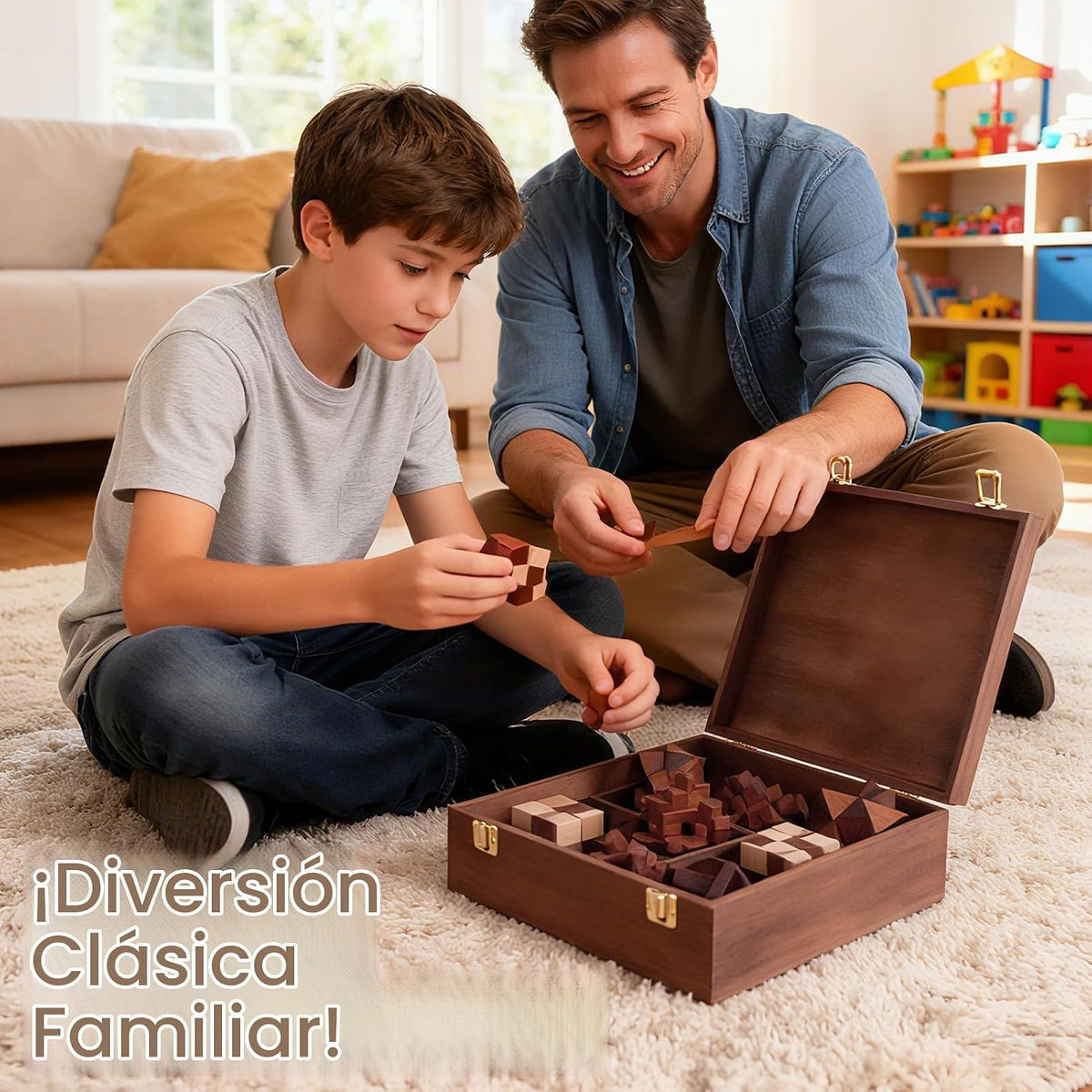 Rompecabezas de madera para ejercitar el cerebro para adultos - Rom...
