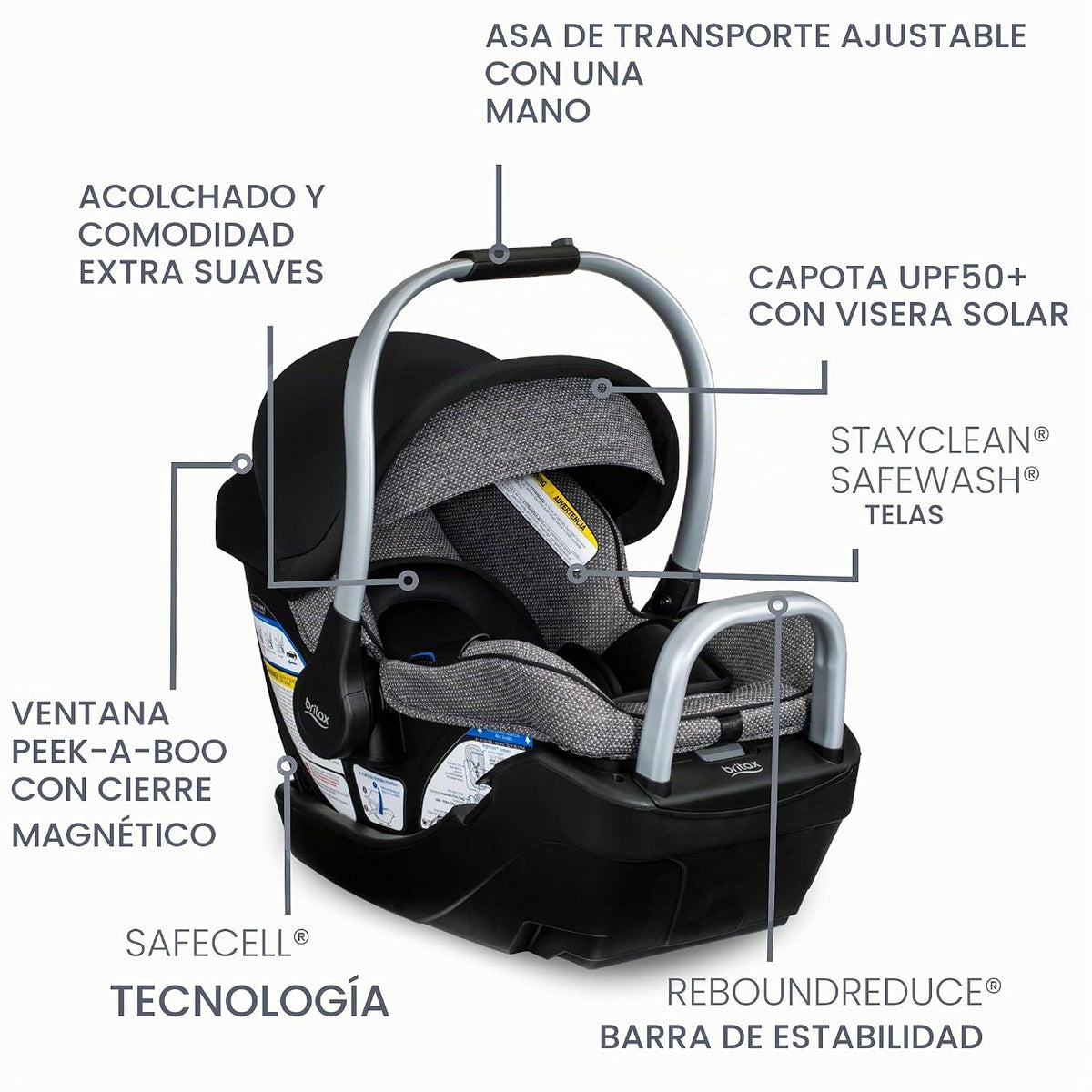 Britax - Sistema de viaje para bebé Willow Grove SC, combinación de...
