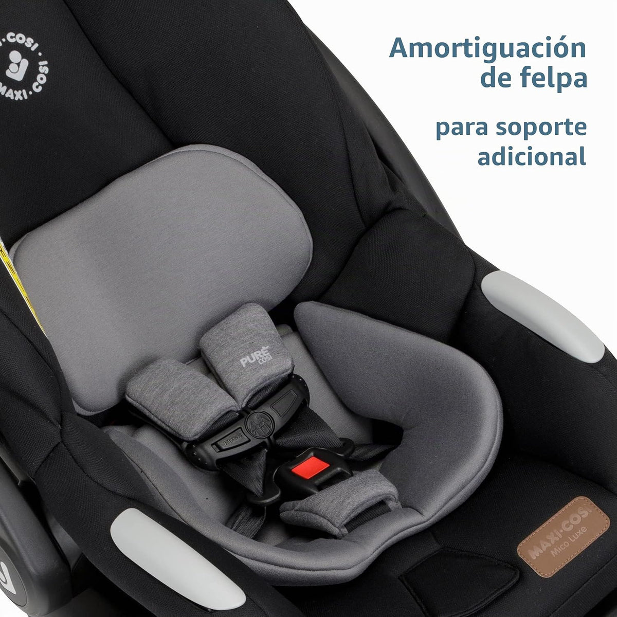 Maxi-Cosi Mico Luxe - Asiento de automóvil infantil con base, asien...
