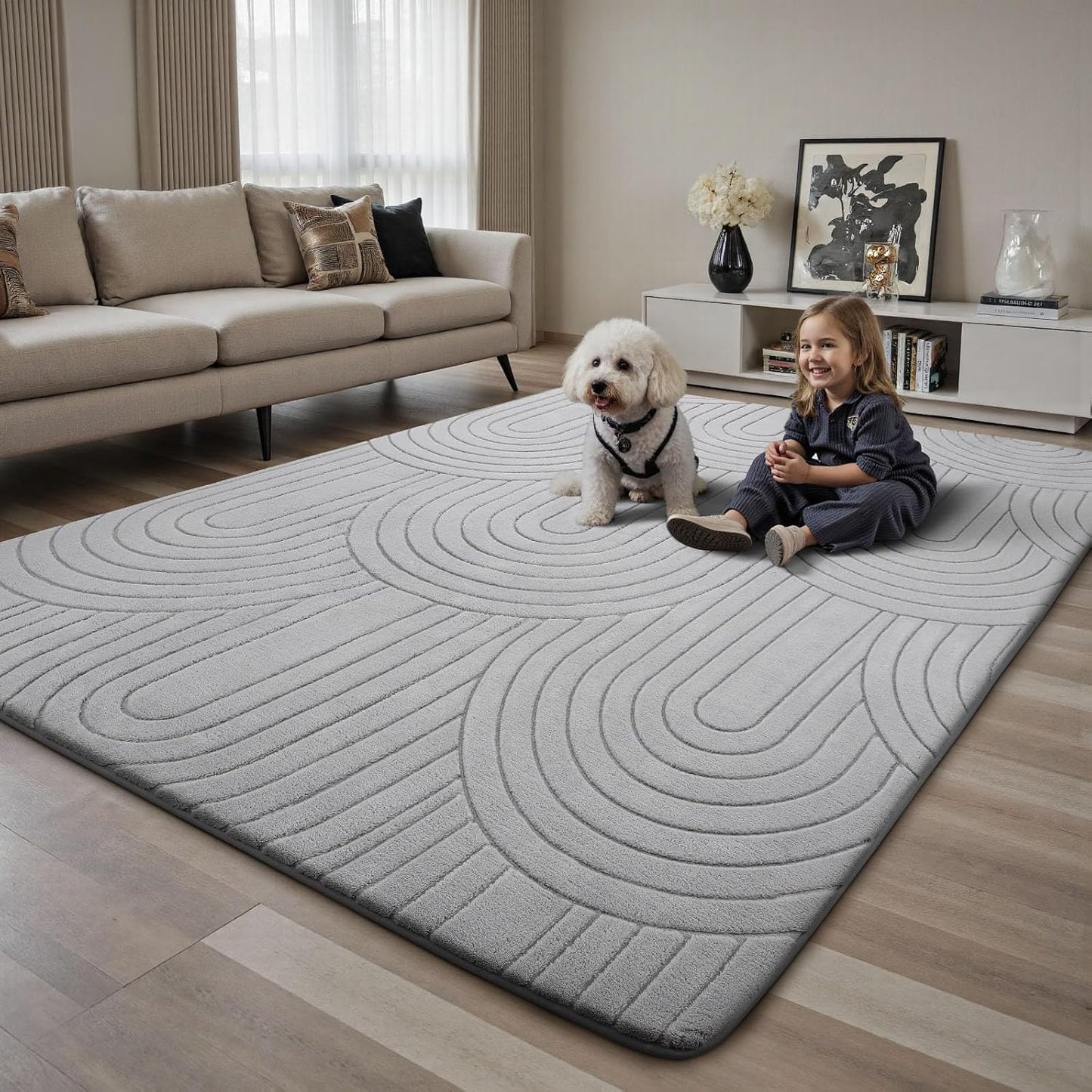 Alfombras Sour Lemon 9x12 para Sala de estar, Alfombra Grande Suave...