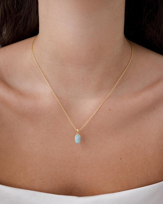 PAVOI Collar con dijes de oro con piedras preciosas para mujer, cad...