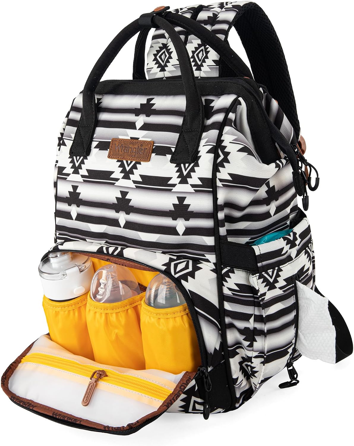 Wrangler - Mochila Azteca Organizada, Mochila de Día, Bolsa de Viaj...