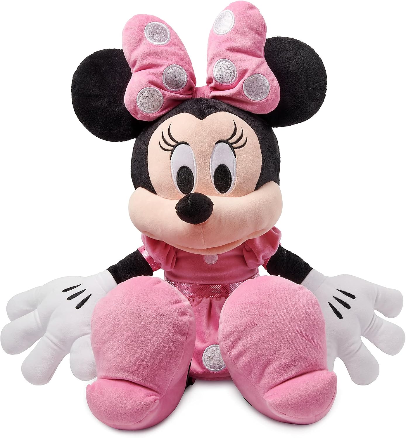 Disney Store - Peluche oficial de Minnie Mouse - Vestido rosa \u201...