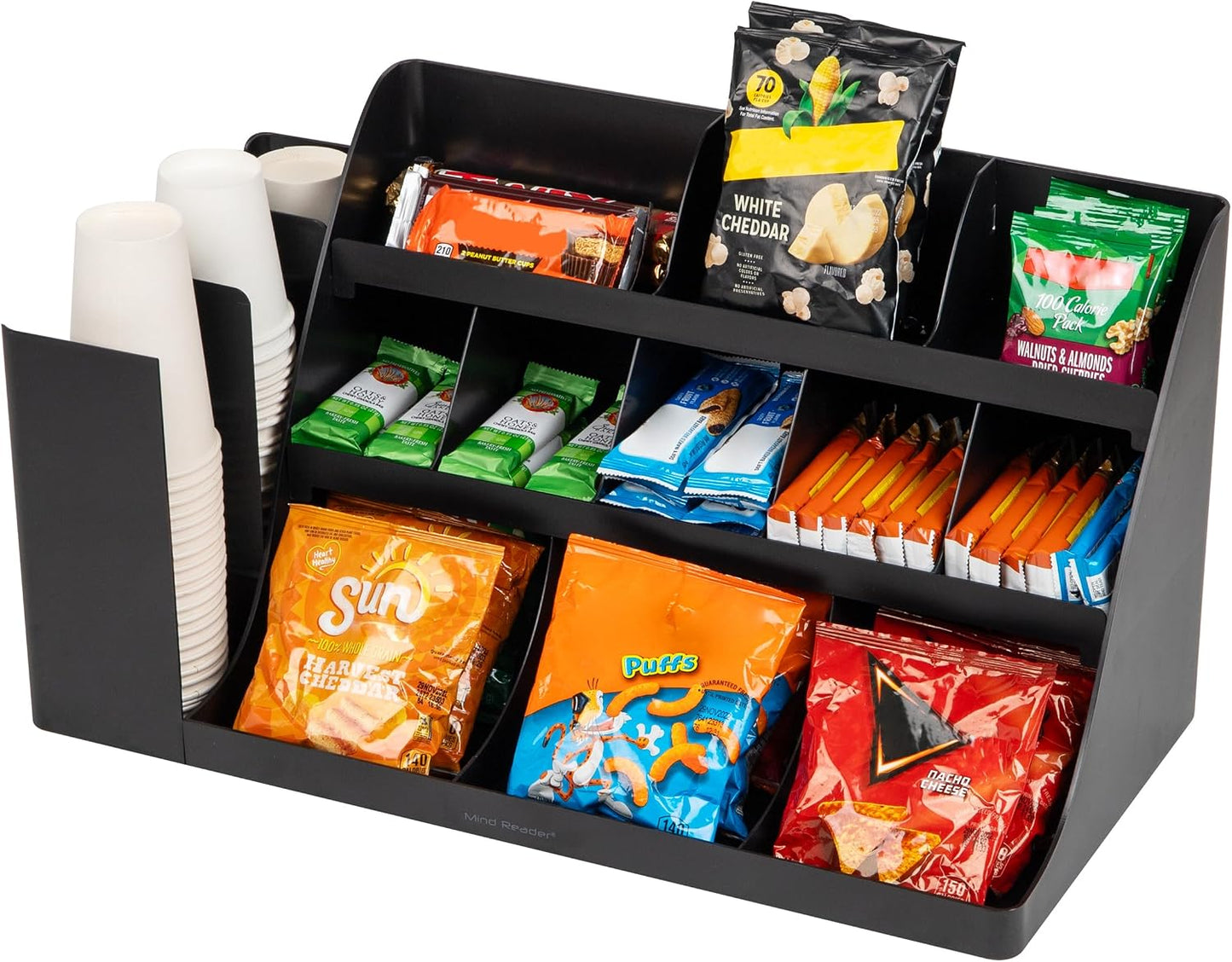 Mind Reader "Pioneer breakroom Organizador 11 Compartimiento condim...