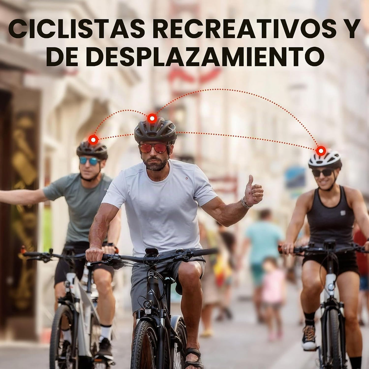 Casco de comunicación inteligente Sena R1 \/ R1 EVO para ciclismo