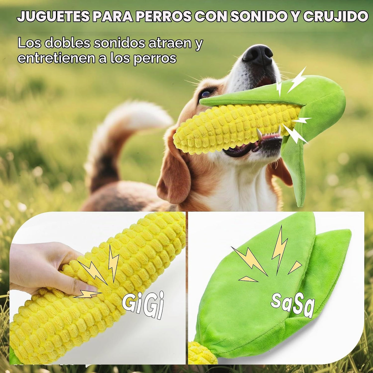 Vitscan Juguetes Resistentes para Perros para Masticadores No Agres...