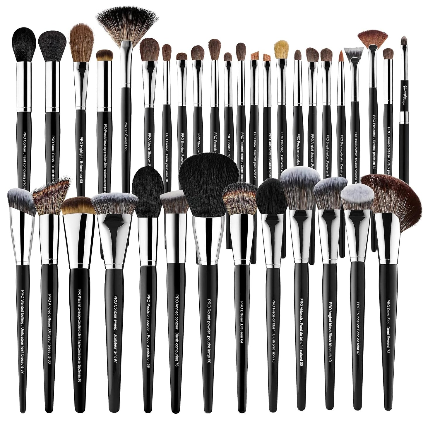 Bueart Design - Juego de 36 brochas de maquillaje profesional, para...