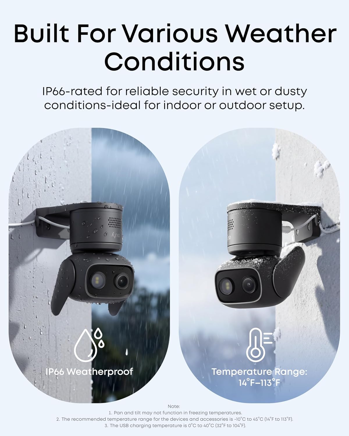 eufy Security Cámara para interiores y exteriores C31 (paquete de 2...