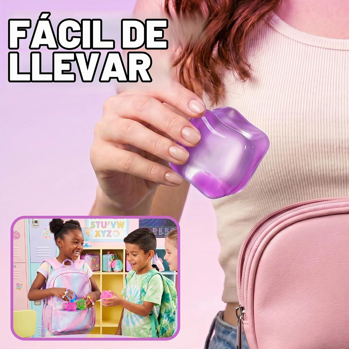 JOYIN - Paquete de 4 cubos de estrés, cubo de hielo de alta densida...