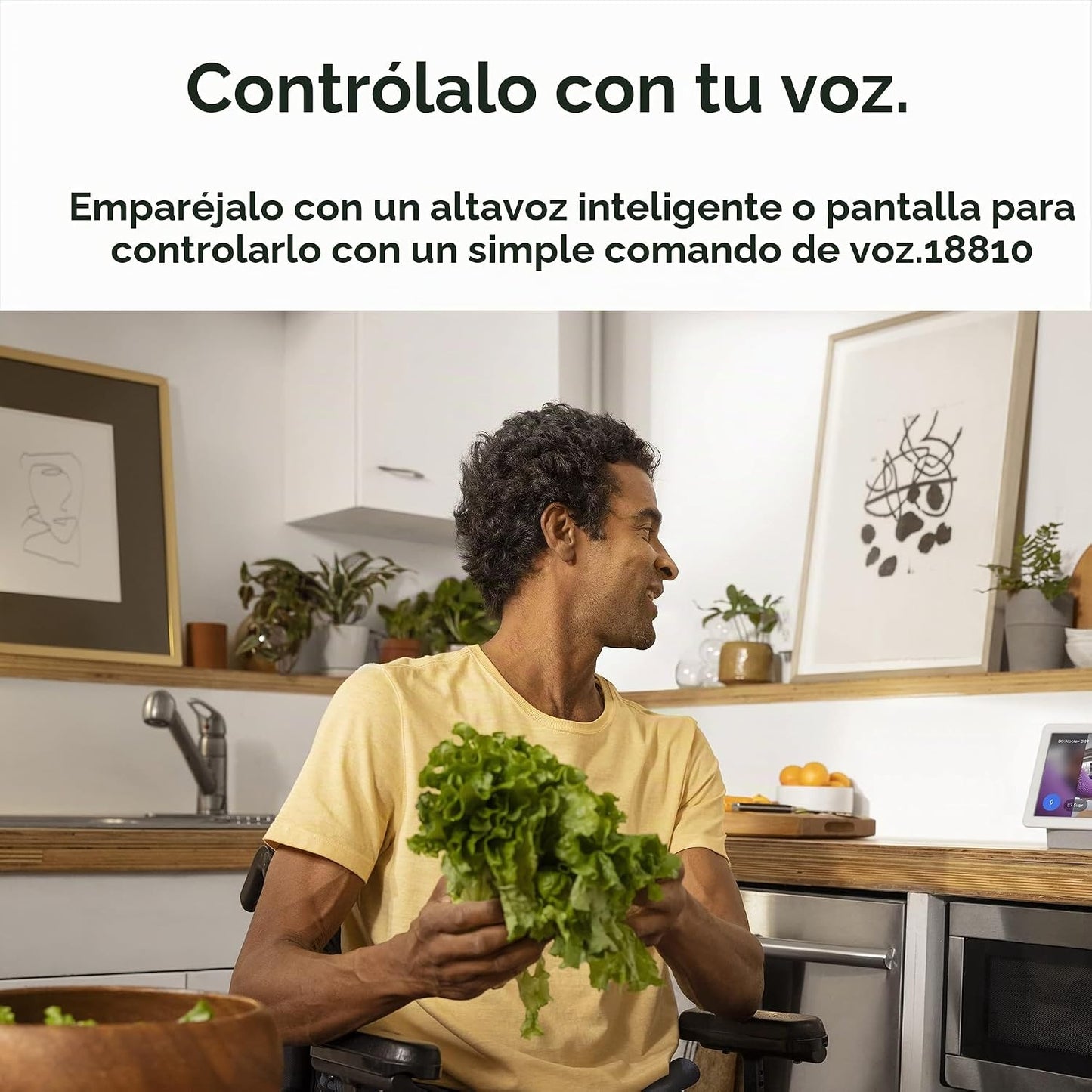 Google Nest Cam con Foco - Cámara Exterior - Cámara de Seguridad co...
