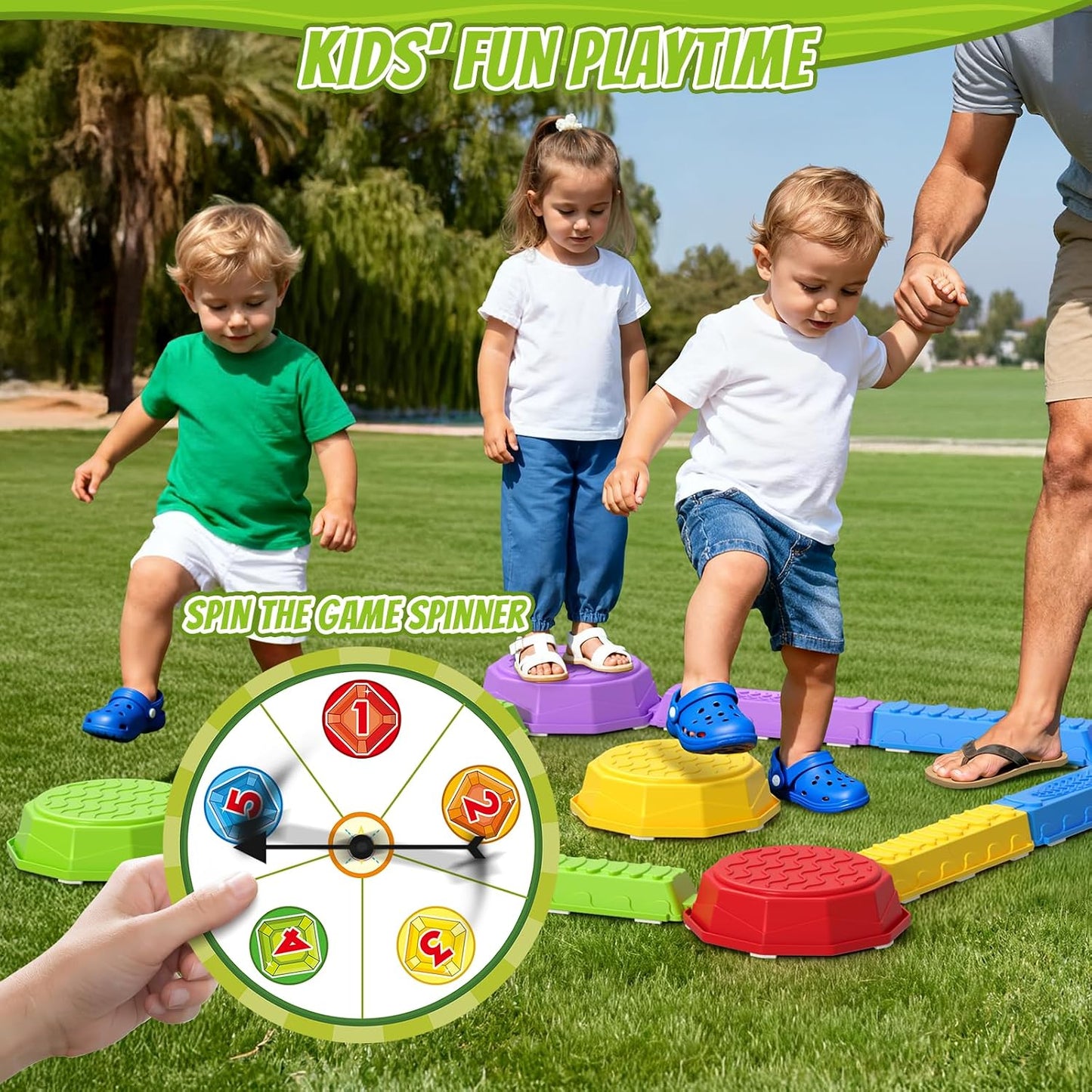 HYES - Piedras de equilibrio para niños, juguetes sensoriales para...