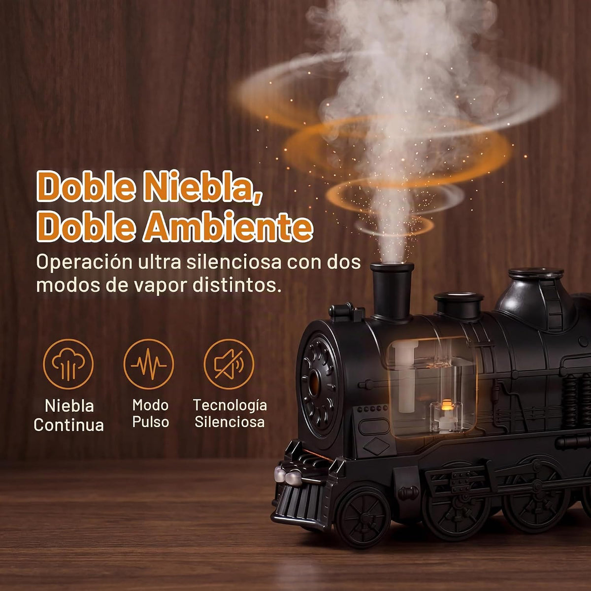 Acotobow Difusor de tren de 10.1 fl oz, difusor de aceite esencial,...
