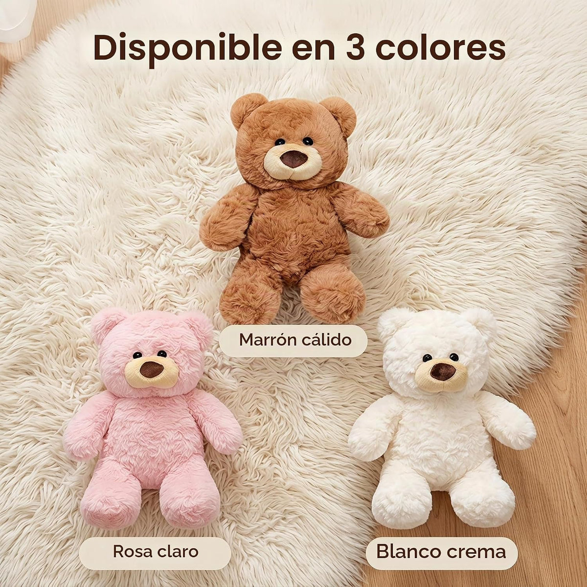 Hgplvxj - Oso de peluche de 10 pulgadas, oso de peluche suave para...