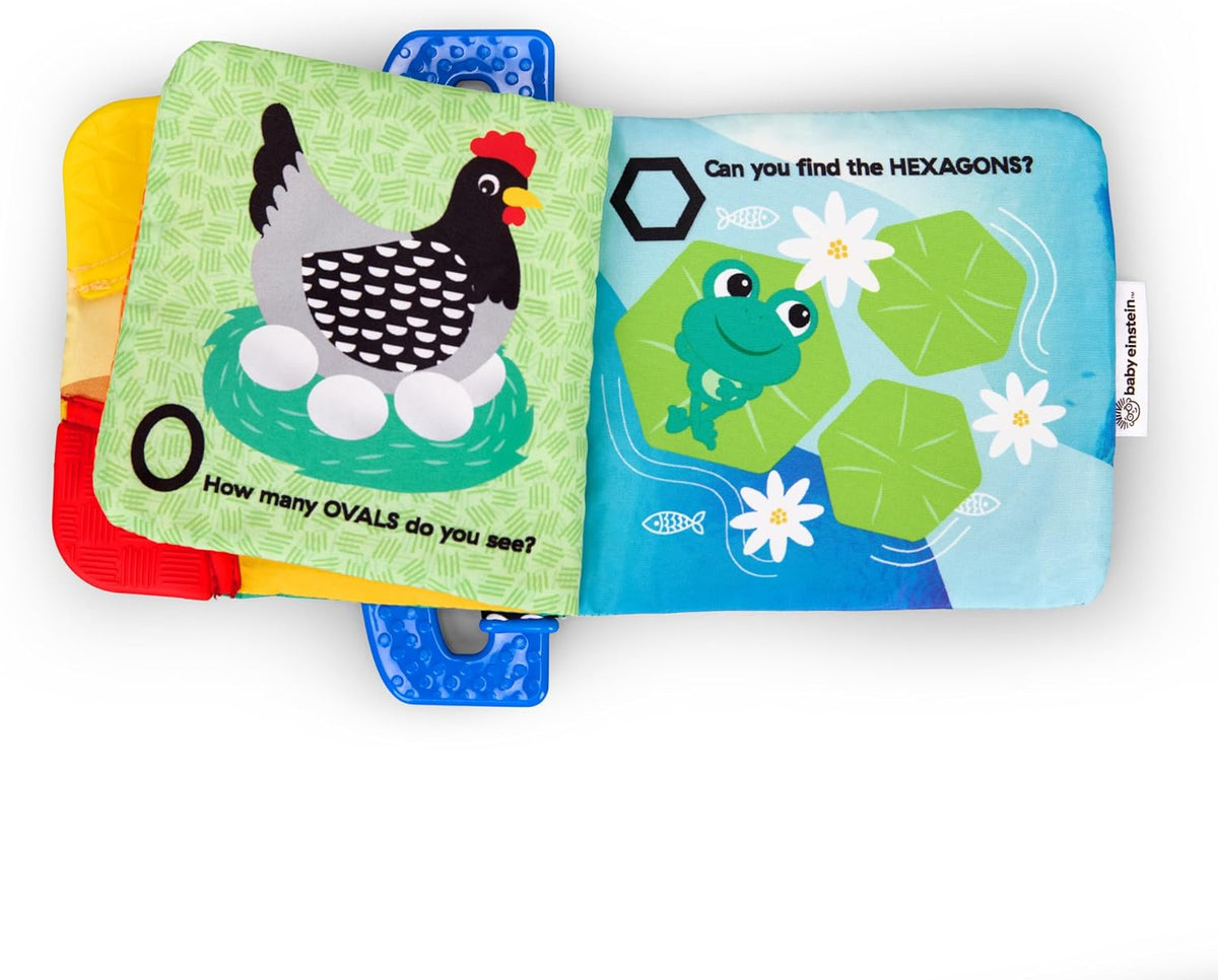 Baby Einstein Farm Explorers Shapes at the Farm Libro mordedor, mul...