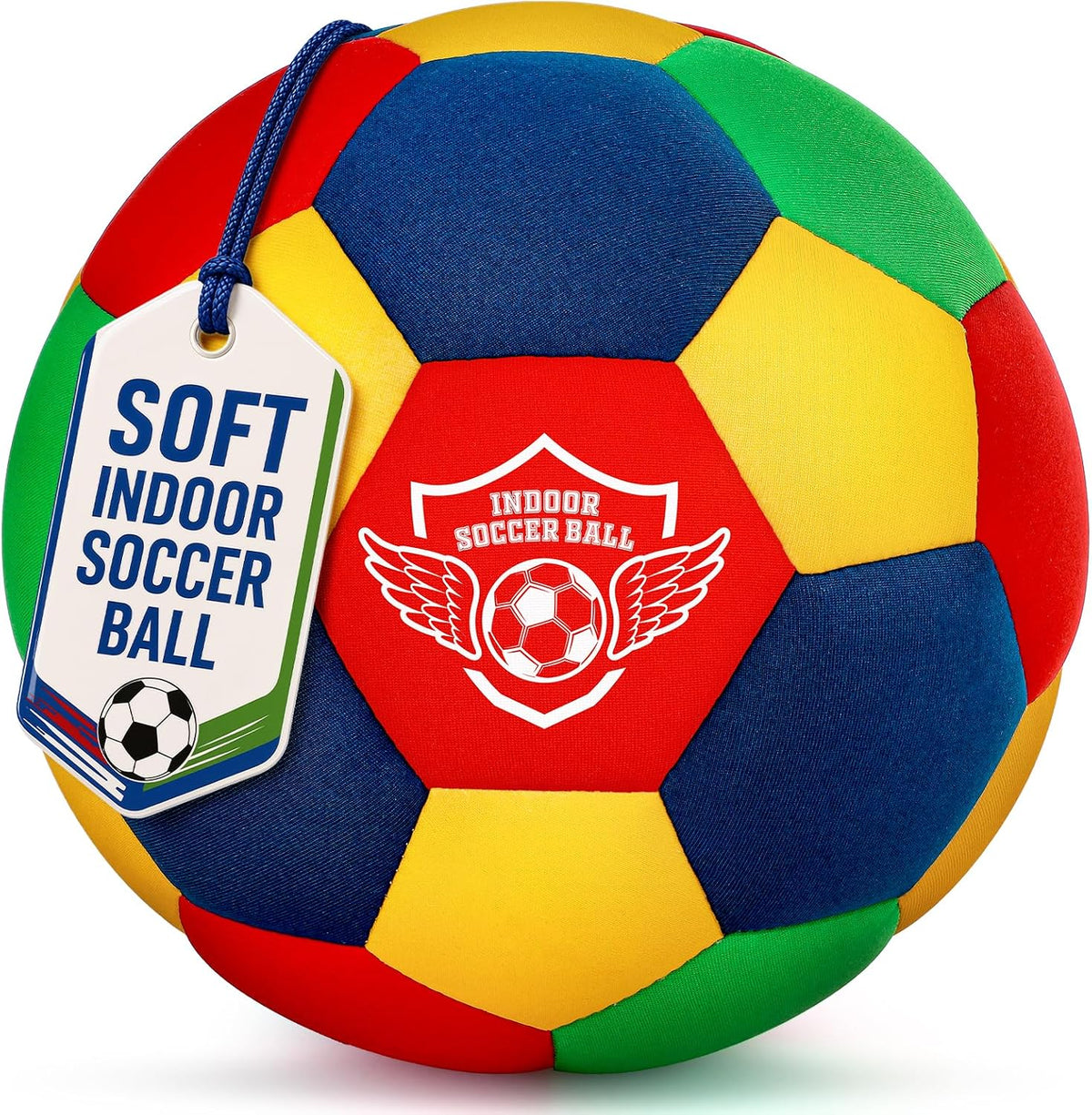 HopeRock Pelota de Fútbol Blanda de Espuma para Interior Tamaño 4 p...