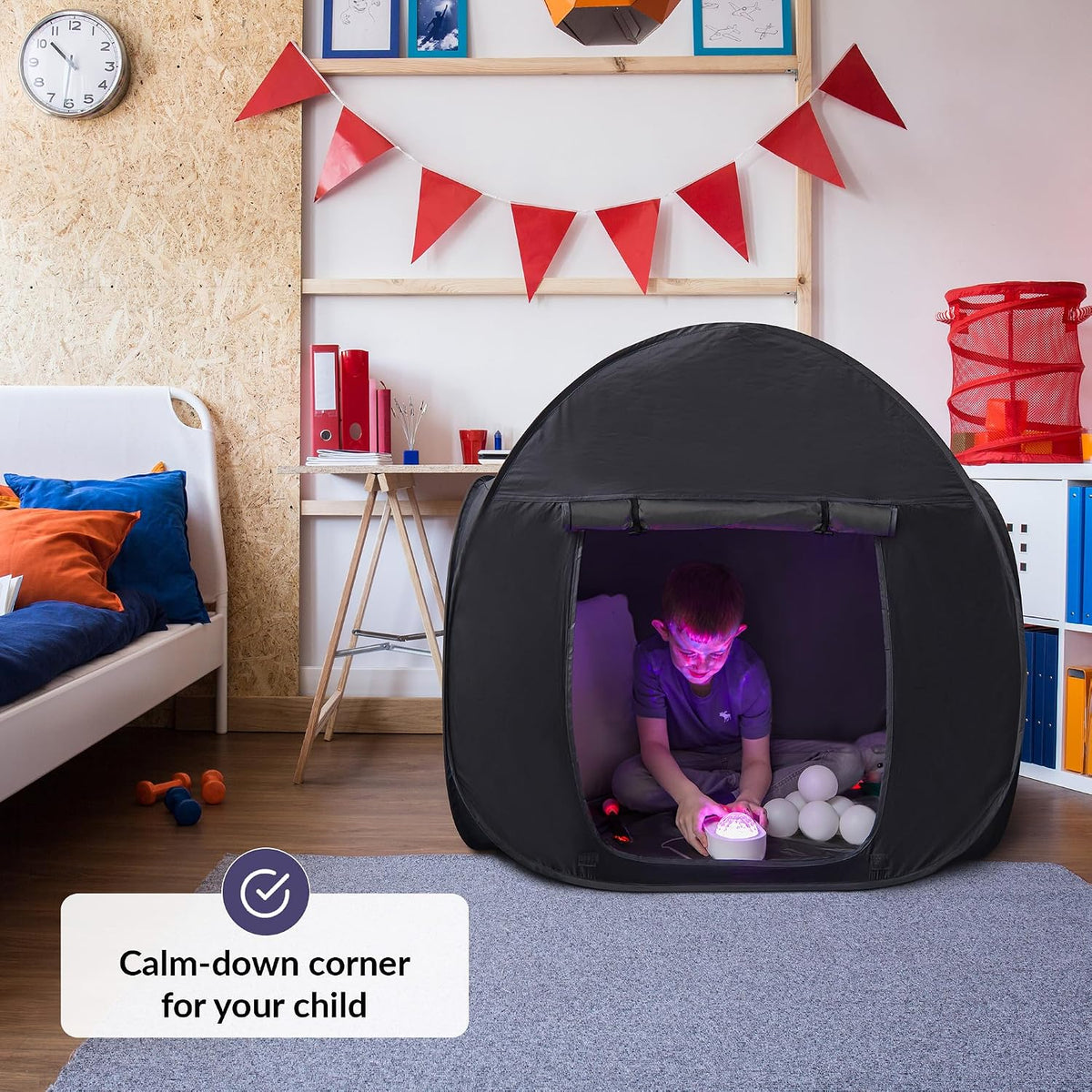 Tienda de campaña sensorial | Esquina tranquila para que los niños...