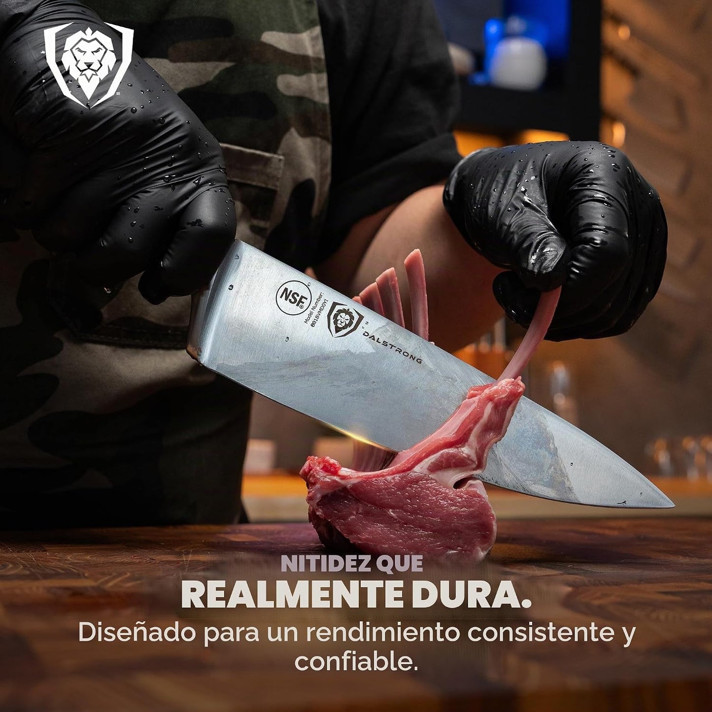 Dalstrong Juego de Cuchillos con Bloque \u2013 8 Piezas \u2013 Seri...