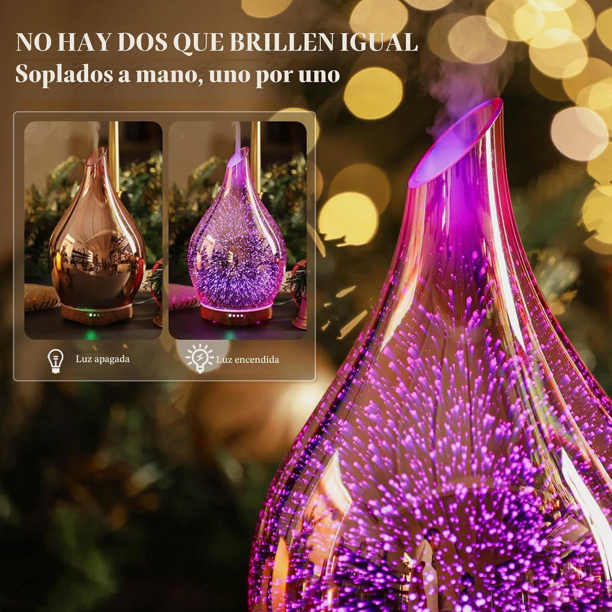 Porseme Difusor de Aceite Esencial de 280ml, Difusor de Aromaterapi...