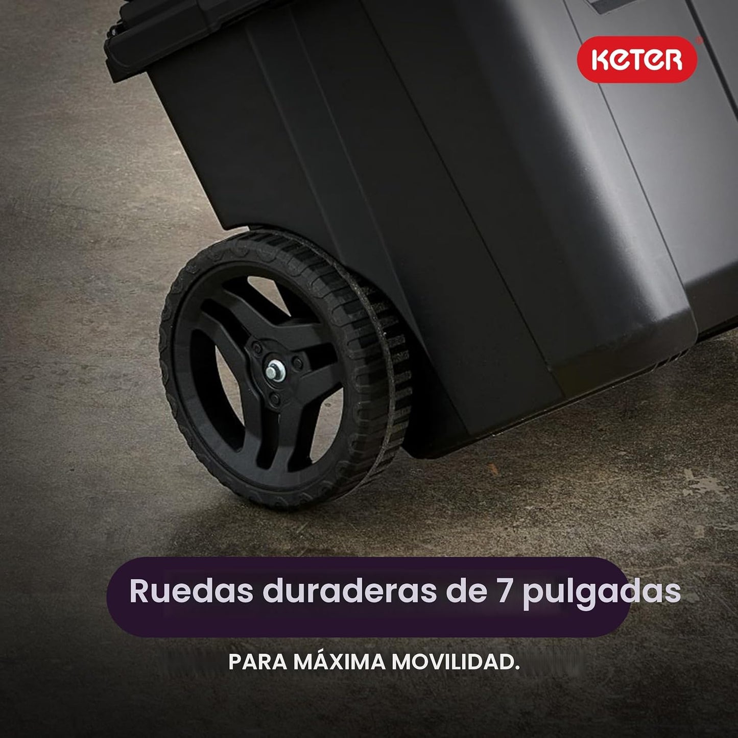 Keter Stack-n-Roll Organizador Modular de Herramientas para Almacen...