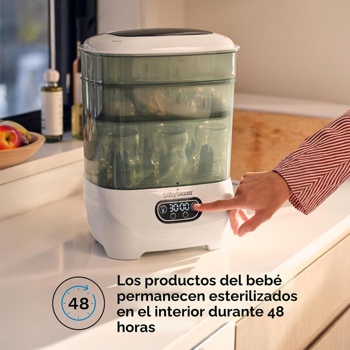 Baby Brezza Esterilizador y Secador de Biberones Avanzado \u2013 33...