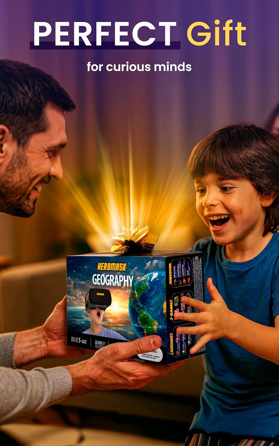 Auriculares Heromask VR para niños de 5 a 12 años · Juegos de geogr...
