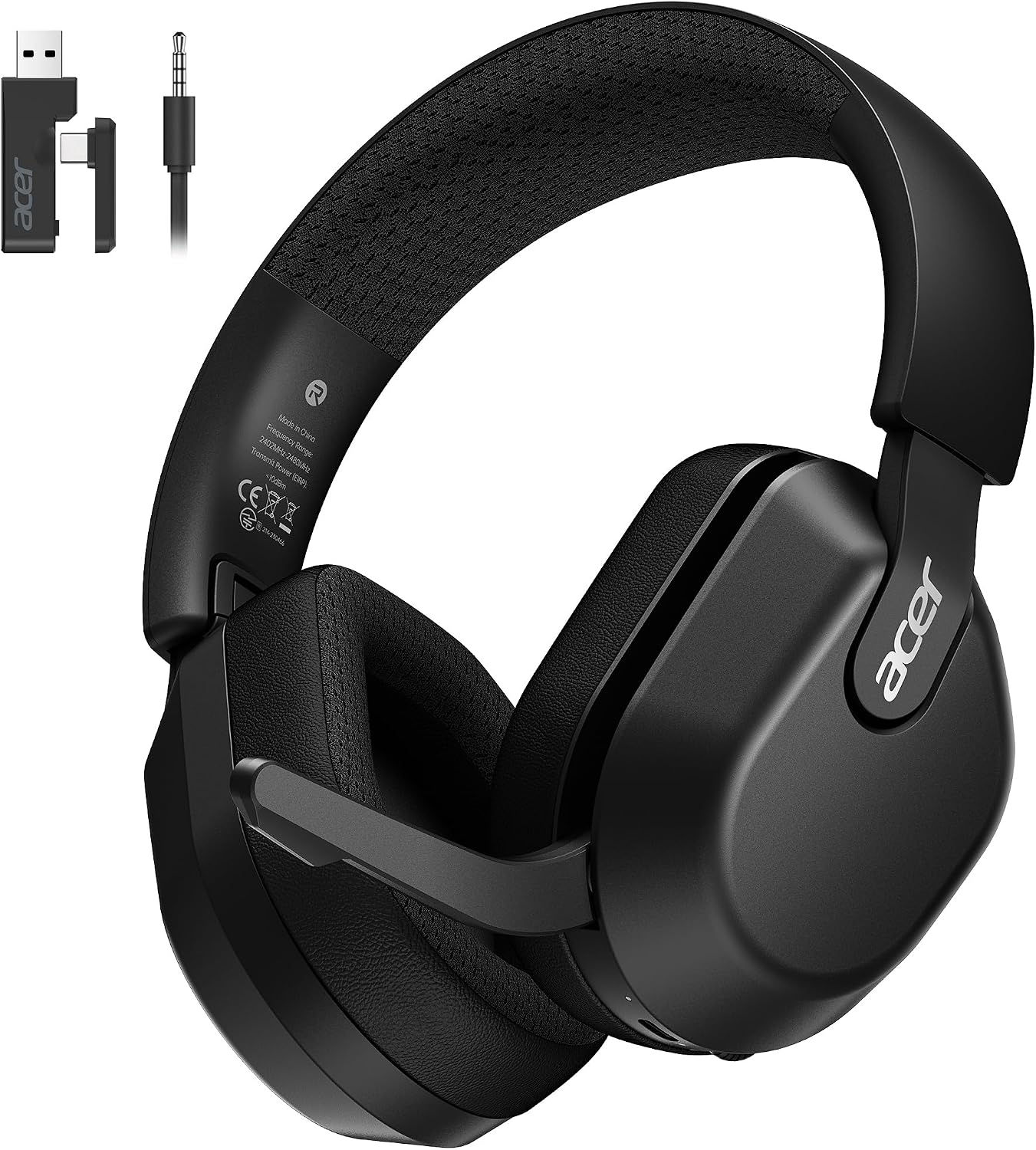 Auriculares inalámbricos para juegos Acer para PS5, PC, micrófono a...