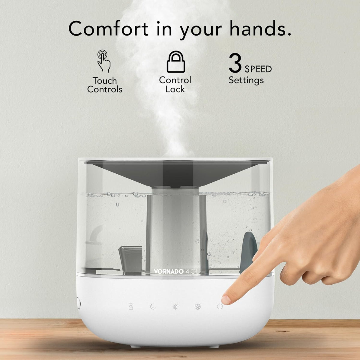 Vornado MISTIC - Humidificador ultrasónico de 4 habitaciones para t...