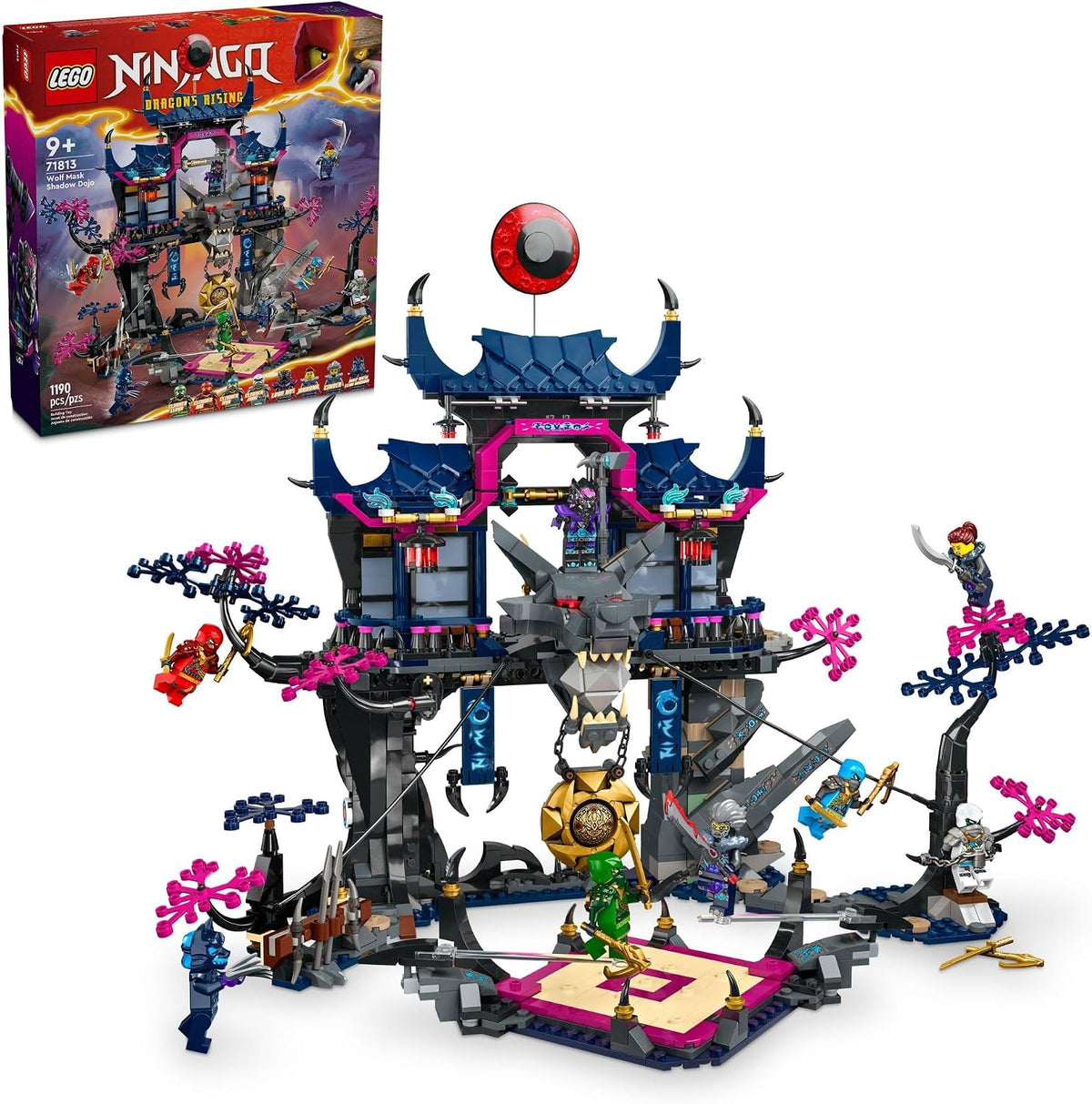 LEGO Ninjago Máscara de Lobo Sombra Dojo Juego de Construcción - Fi...