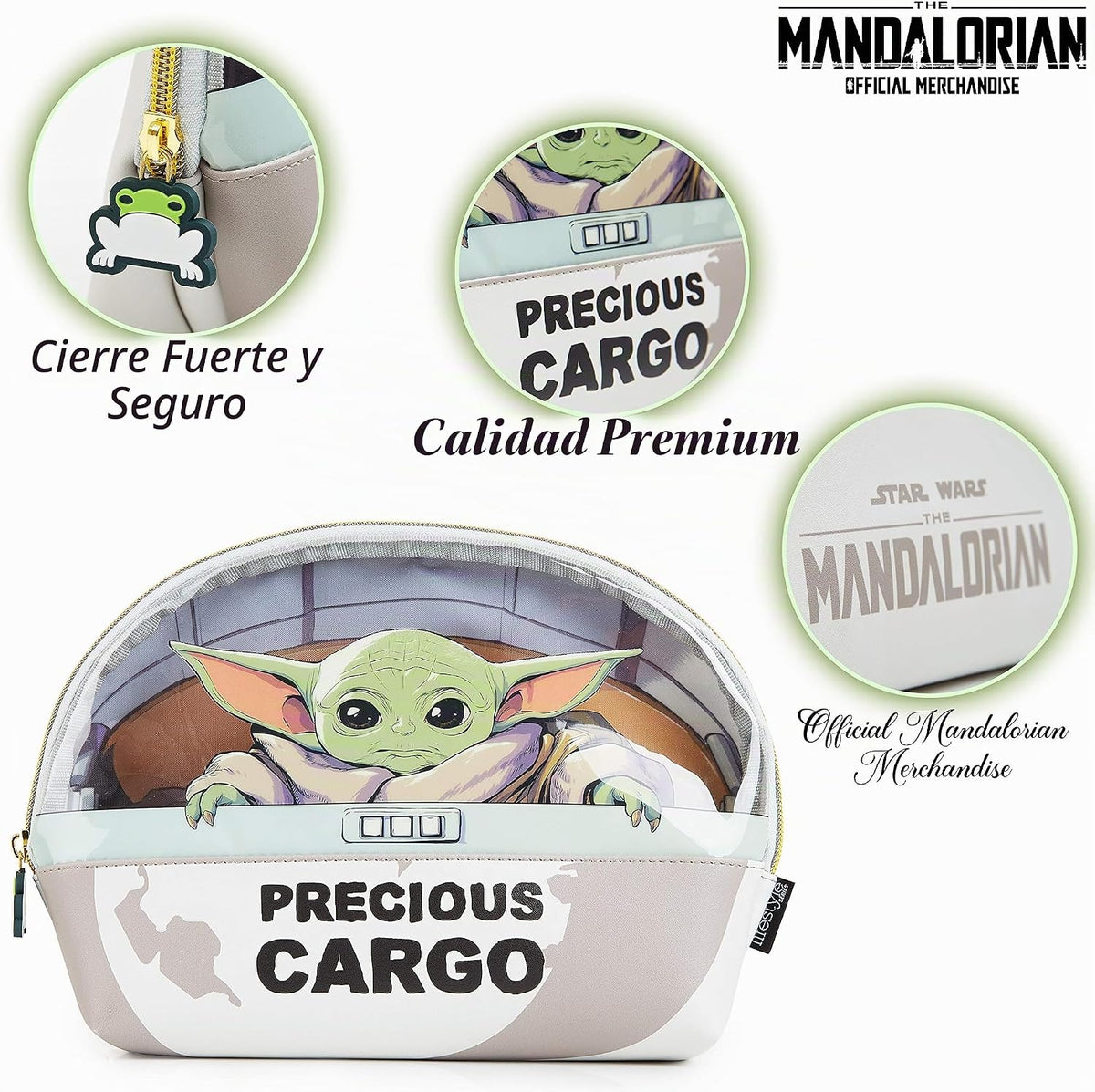 Disney Neceser de puntada para mujeres, adolescentes y niñas, lindo...