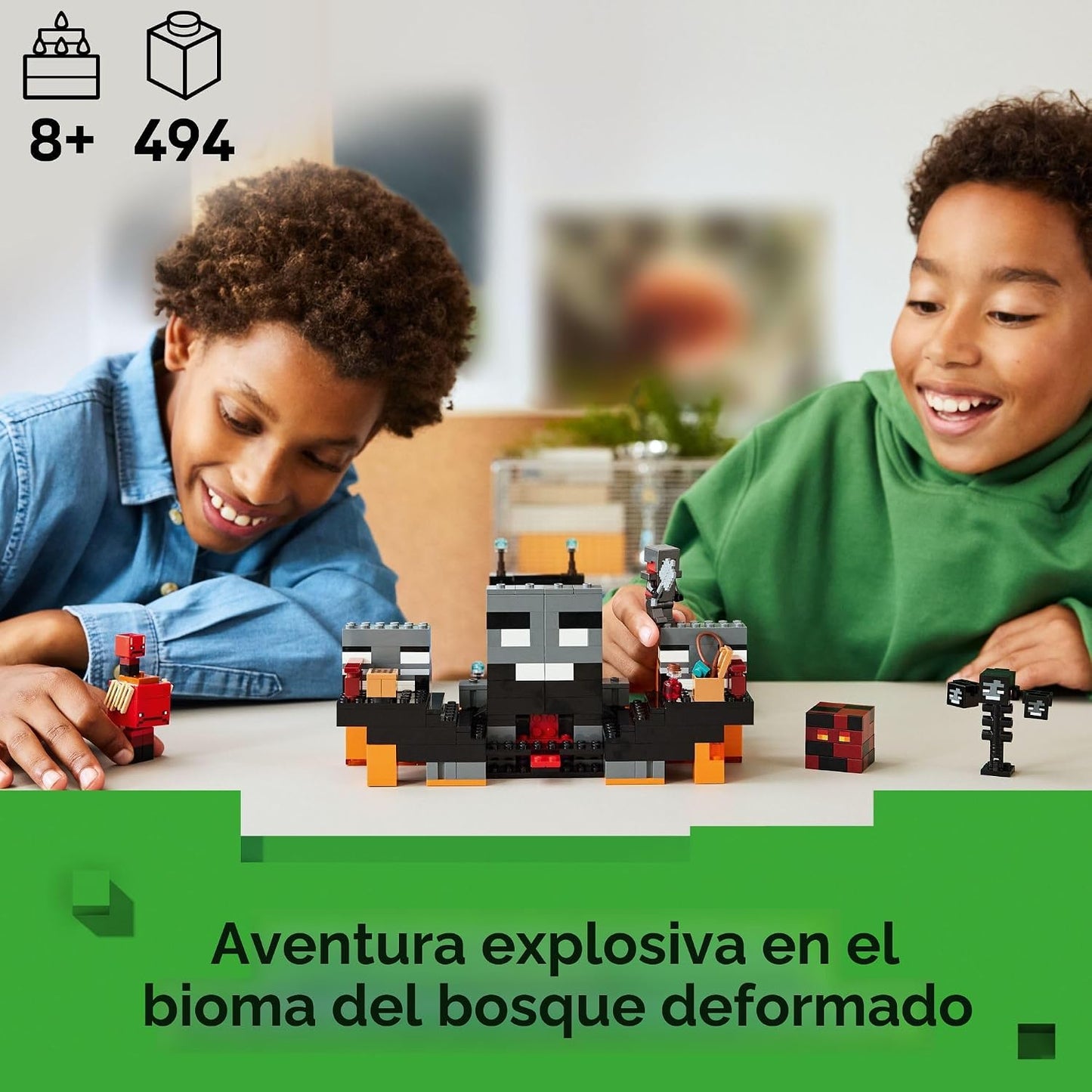 LEGO Minecraft Batalla con Wither Juego de Construcción y Juguetes...