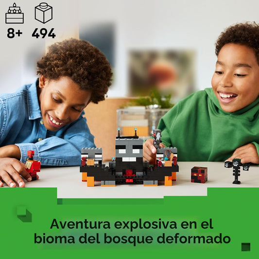 LEGO Minecraft Batalla con Wither Juego de Construcción y Juguetes...