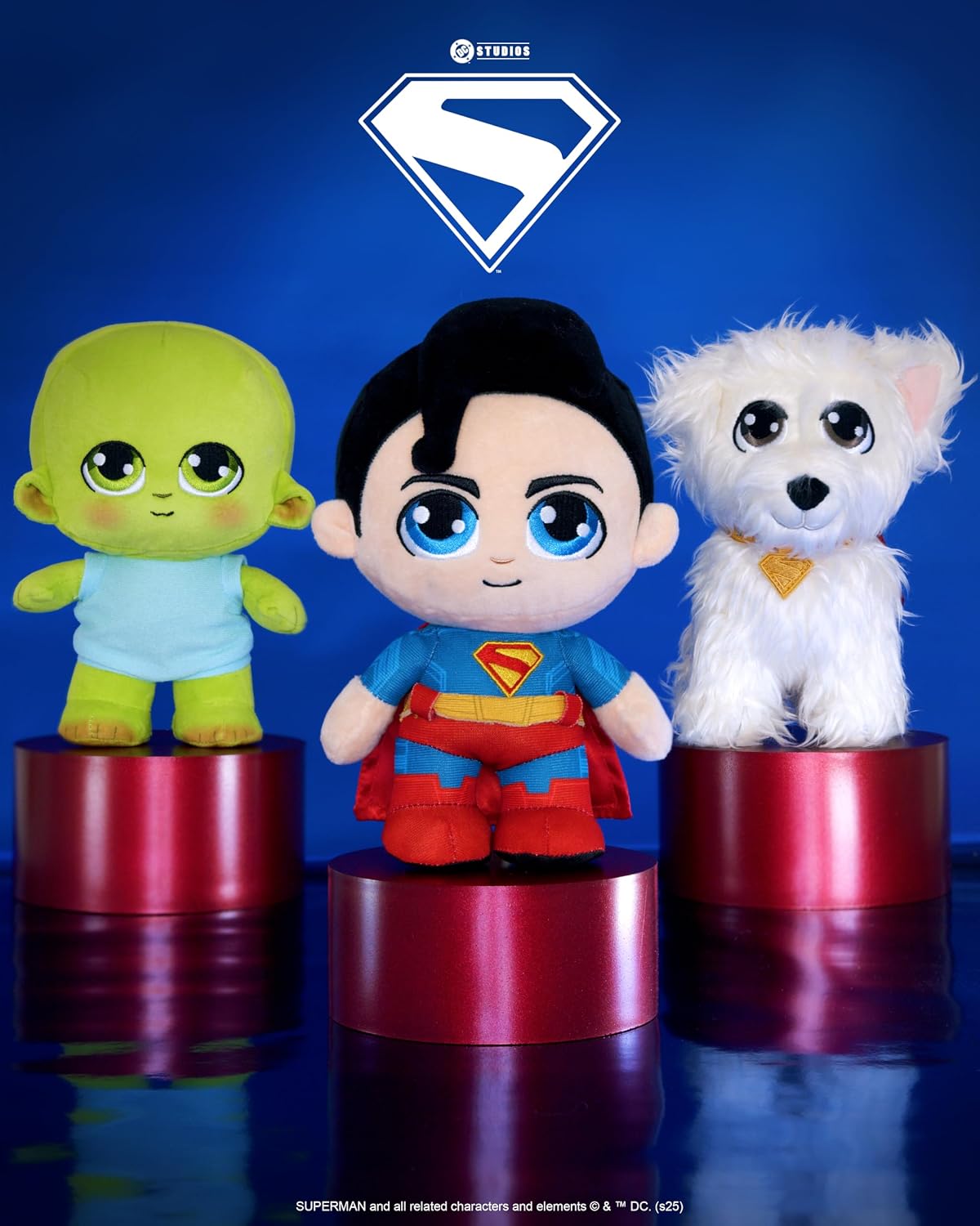 Jazwares DC Superman Legacy Krypto Plush - Juguete coleccionable de...