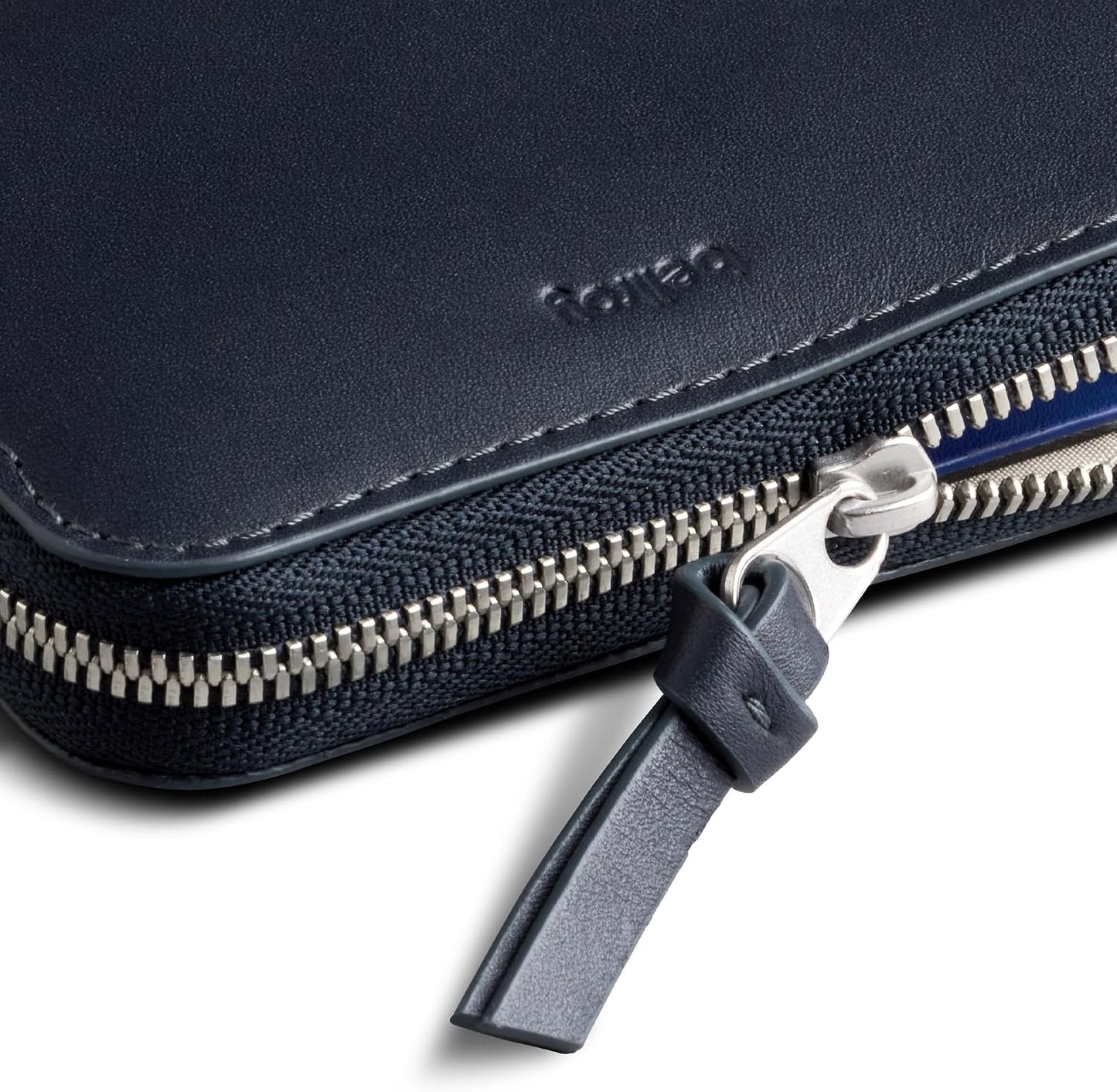 Bellroy L-Pocket, Cartera minimalista con cremallera - Azul marino...