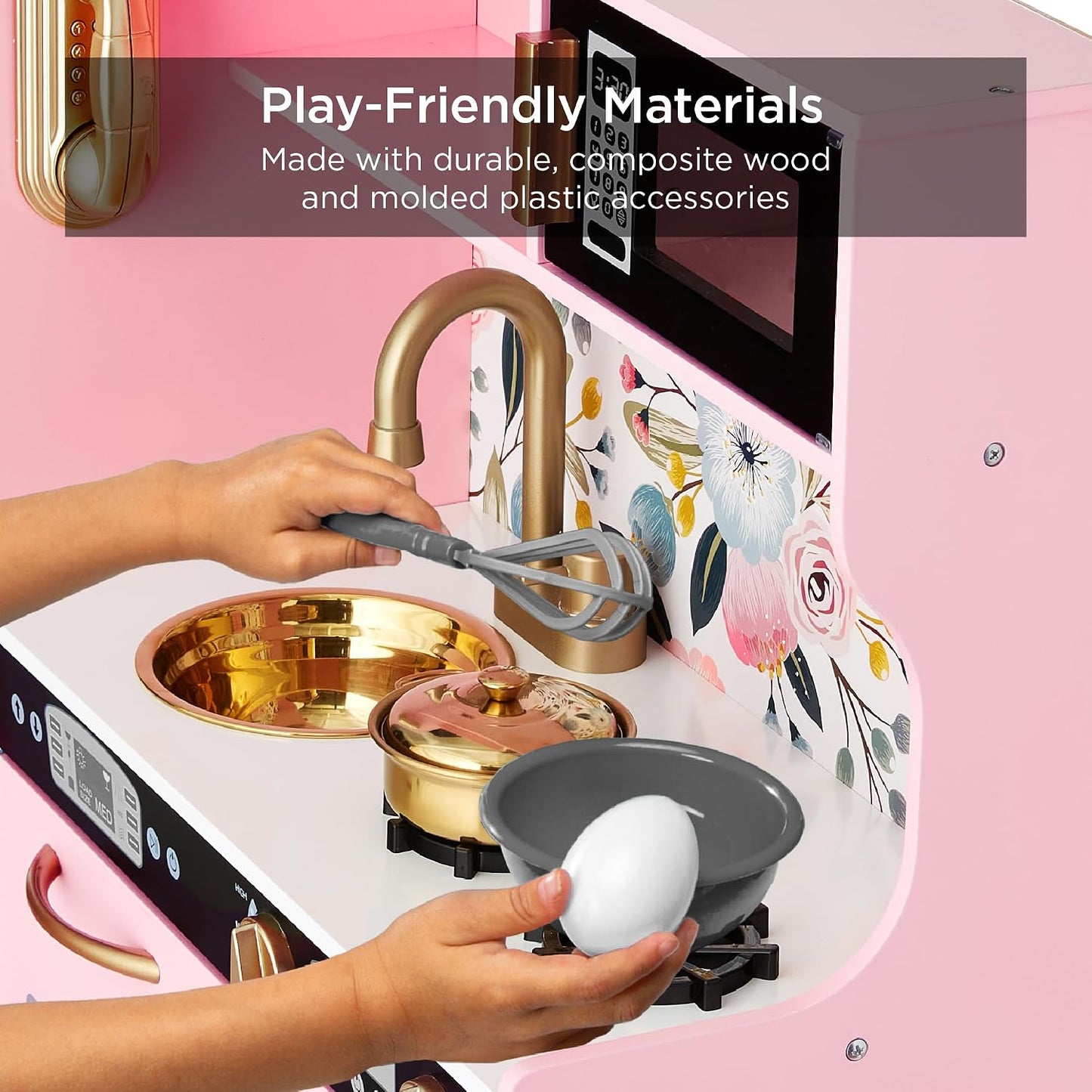 Best Choice Products - Juego de cocina de madera para niños, juego...
