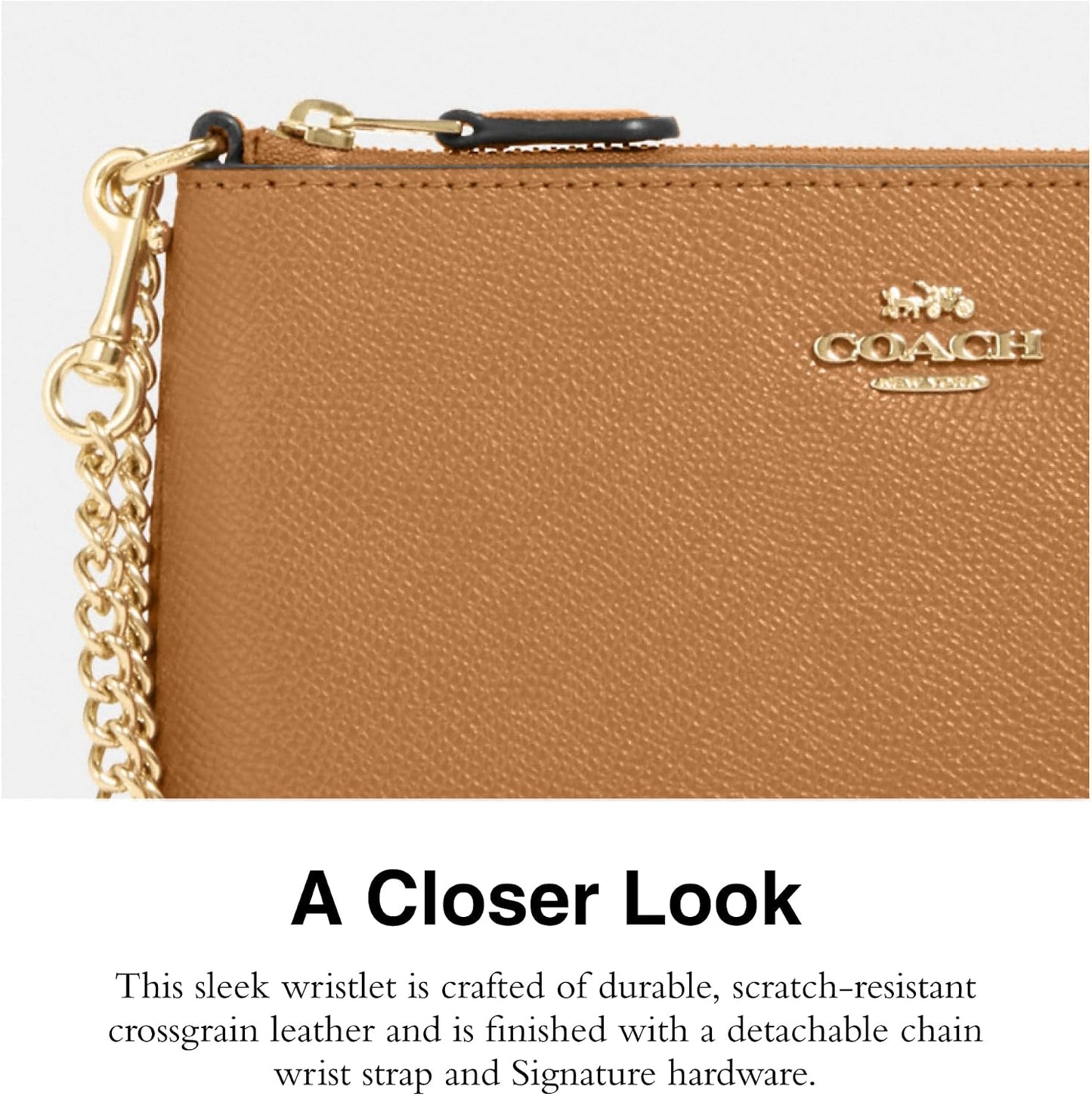 Coach Cartera Grande para Mujer con Cadena W